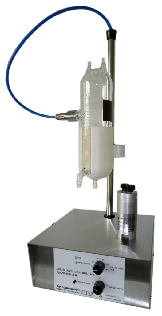 Niveaukontrollsystem GF26 Vorlagegefaess im steril Bereich von Aquasant